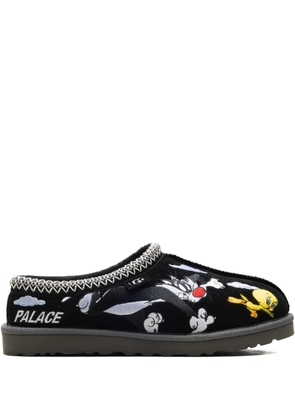 UGG Tasman cartoon-embroidered slippers - Black