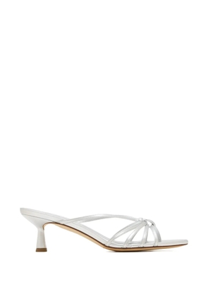 Aeyde Abby mules - Silver
