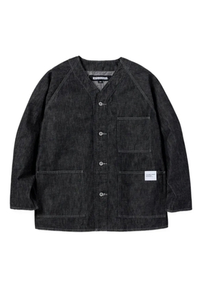 Neighborhood raglan-sleeve denim jacket - Black
