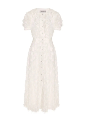 POST MERIDIEM button-up midi dress - Neutrals