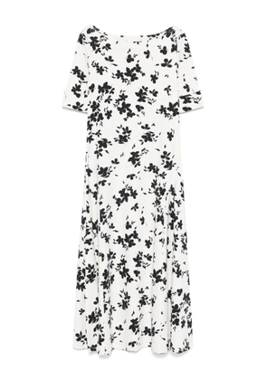Lauren Ralph Lauren floral-print midi dress - White
