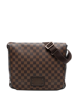Louis Vuitton Pre-Owned 2011 Damier Ebene Brooklyn MM crossbody bag - Brown