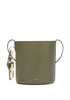 Furla medium Roxie leather bucket bag - Green