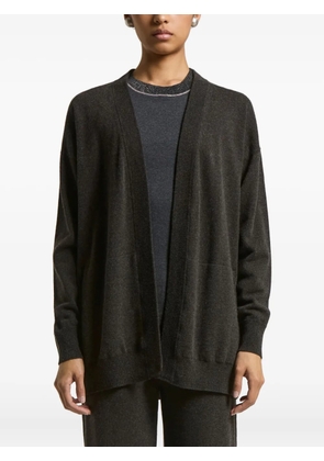 Peserico pocket-detail long-sleeves cardigan - Brown
