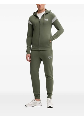 Ea7 Emporio Armani zip-fastening hoodie - Green