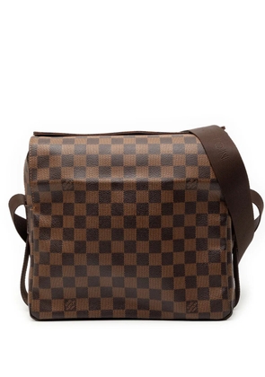 Louis Vuitton Pre-Owned 2010 Damier Ebene Naviglio crossbody bag - Brown