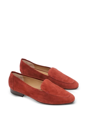 The Row Pre-Owned Adam suede loafers - Red