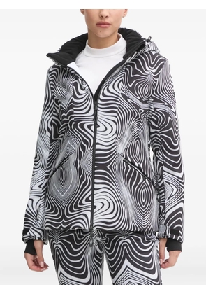 Ea7 Emporio Armani printed ski jacket - Black