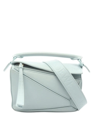 Loewe Pre-Owned 2010-2026 Mini Calfskin Puzzle satchel - Green