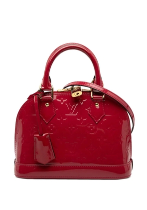 Louis Vuitton Pre-Owned 2014 Monogram Vernis Alma BB satchel - Red