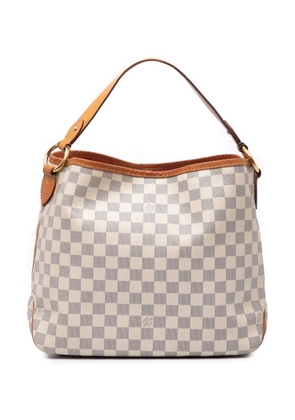 Louis Vuitton Pre-Owned 2015 Damier Azur Delightful PM shoulder bag - White