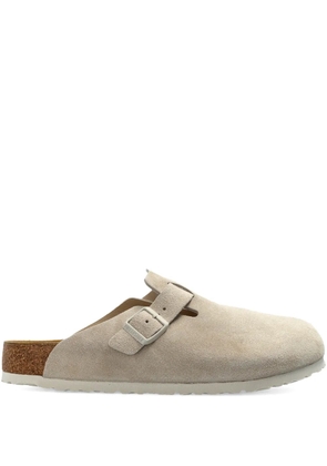 Birkenstock Boston suede clogs - Neutrals
