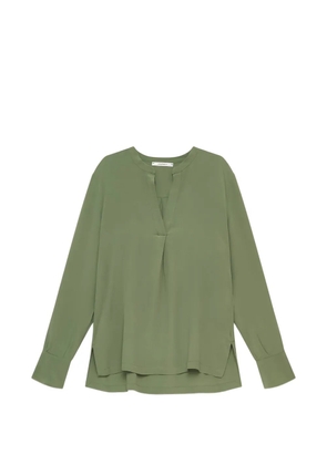 MALIPARMI V-neck long-sleeve shirt - Green