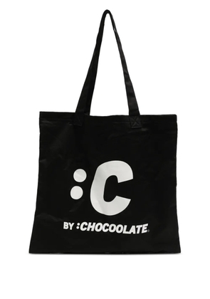 CHOCOOLATE graphic tote bag - Black