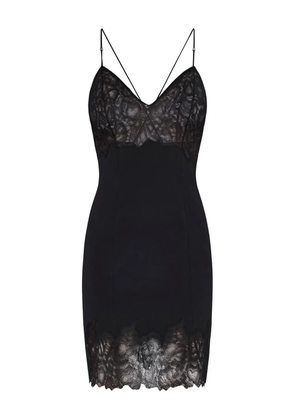 AMIRI Marble lace mini dress - Black