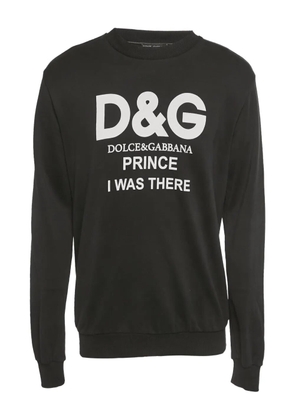 Dolce & Gabbana Pre-Owned logo-print sweatshirt - Black
