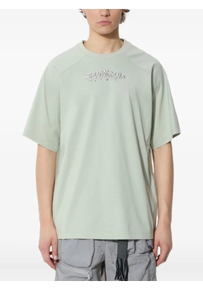 A.A. Spectrum raglan-sleeve metallic-embellishments T-shirt - Green