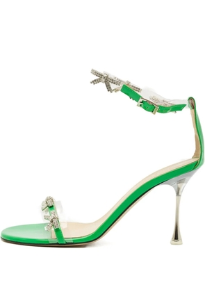 MACH & MACH crystal sandals - Green
