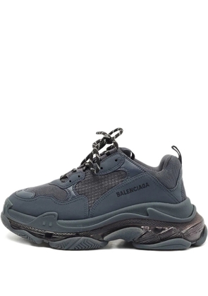 Balenciaga Pre-Owned Triple S clear sole sneakers - Grey