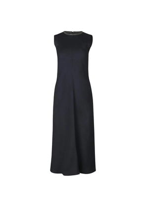 Brunello Cucinelli beaded midi dress - Blue