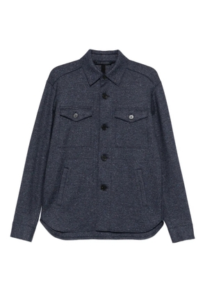 Harris Wharf London buttoned shirt jacket - Blue
