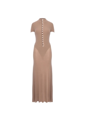 MANURÍ Mia maxi dress - Neutrals