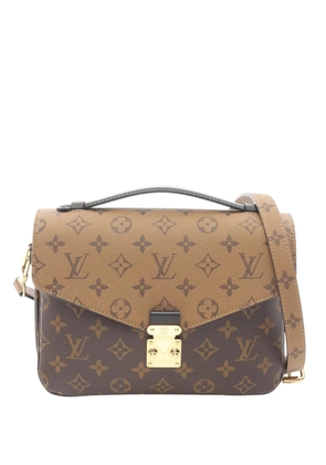 Louis Vuitton Pre-Owned 2021-2026 Monogram Reverse Pochette Metis satchel - Brown