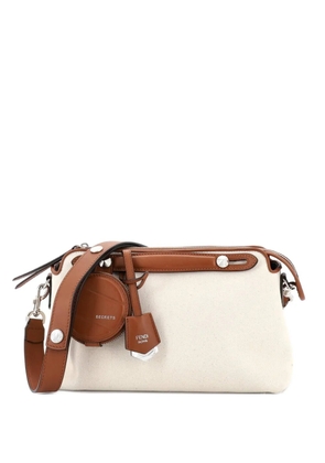 Fendi Pre-Owned By The Way Canvas and Leather Small satchel - Neutrals