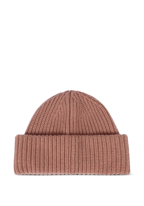 slowear ribbed beanie hat - Pink