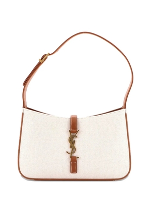 Saint Laurent Pre-Owned Le 5 a 7 Canvas Small hobo bag - Neutrals