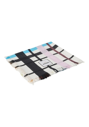 Missoni Home Scozzese plaid-patterned beach towel - White