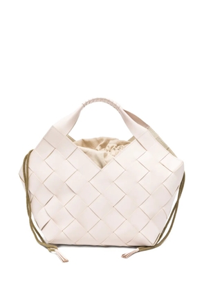DRAGON DIFFUSION woven botteghe tote bag - Neutrals