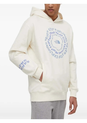 The North Face logo hooded sweater - Neutrals