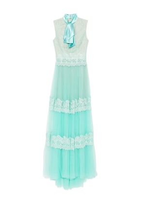 Saiid Kobeisy embroidered maxi dress - Green