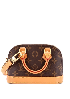 Louis Vuitton Pre-Owned Alma Handbag Monogram Canvas Nano satchel - Brown