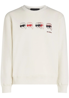 Karl Lagerfeld Ikon graphic-print sweatshirt - Neutrals