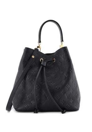 Louis Vuitton Pre-Owned NeoNoe Handbag Monogram Empreinte Leather MM bucket bag - Black