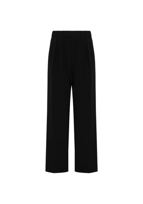 Laneus elasticated-waistband trousers - Black