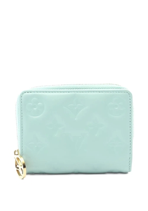 Louis Vuitton Pre-Owned 2021 embossed bi-fold wallet - Blue
