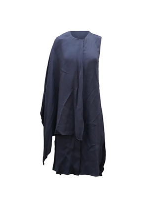 Adam Lippes round-neck midi dress - Blue