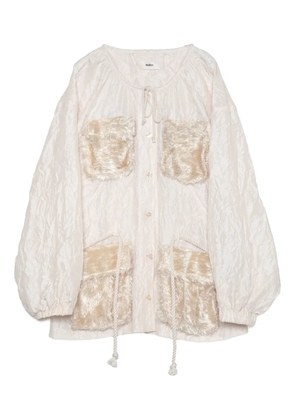 Muller Of Yoshiokubo Grass textured jacket - Neutrals