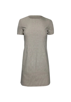 Theory Plaid mini dress - Neutrals