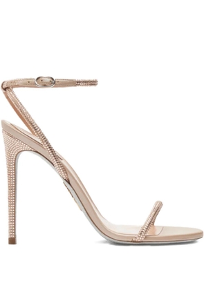 René Caovilla 105mm Ellabrita crystal-embellished stiletto-heel sandals - Neutrals