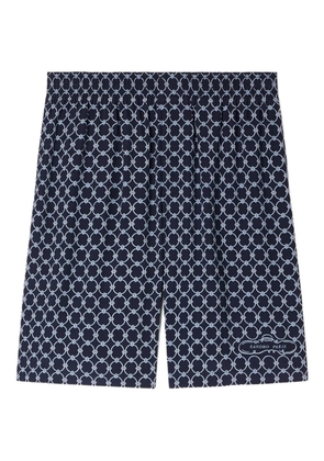 SANDRO geometric-pattern shorts - Blue