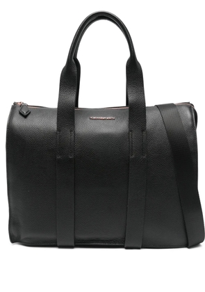 Alexander Smith top handle leather tote bag - Black