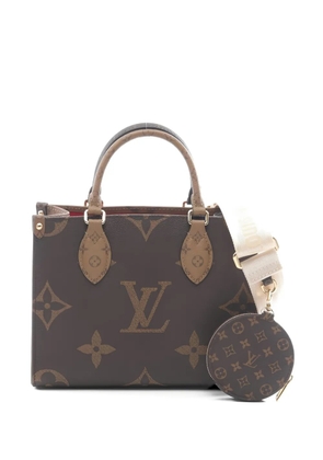 Louis Vuitton Pre-Owned 2010s PM On-the-Go Monogram Reverse canvas tote bag - Brown