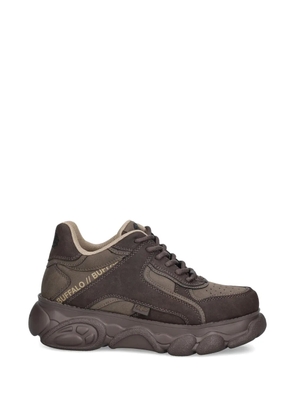 Buffalo CLD Echo panelled lace-up trainers - Brown