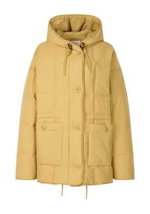 TOMBOY piping-detail hooded puffer jacket - Yellow