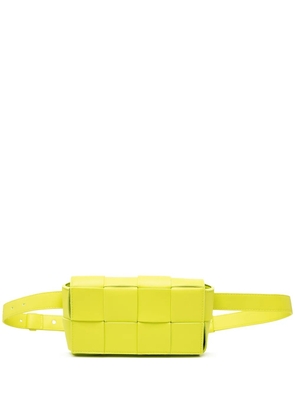Bottega Veneta Pre-Owned 2012-2025 Mini Nappa Intrecciato Cassette belt bag - Yellow