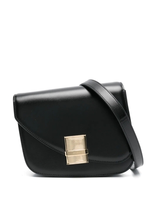 Ferragamo Pre-Owned small asymmetric leather cross body bag - Black